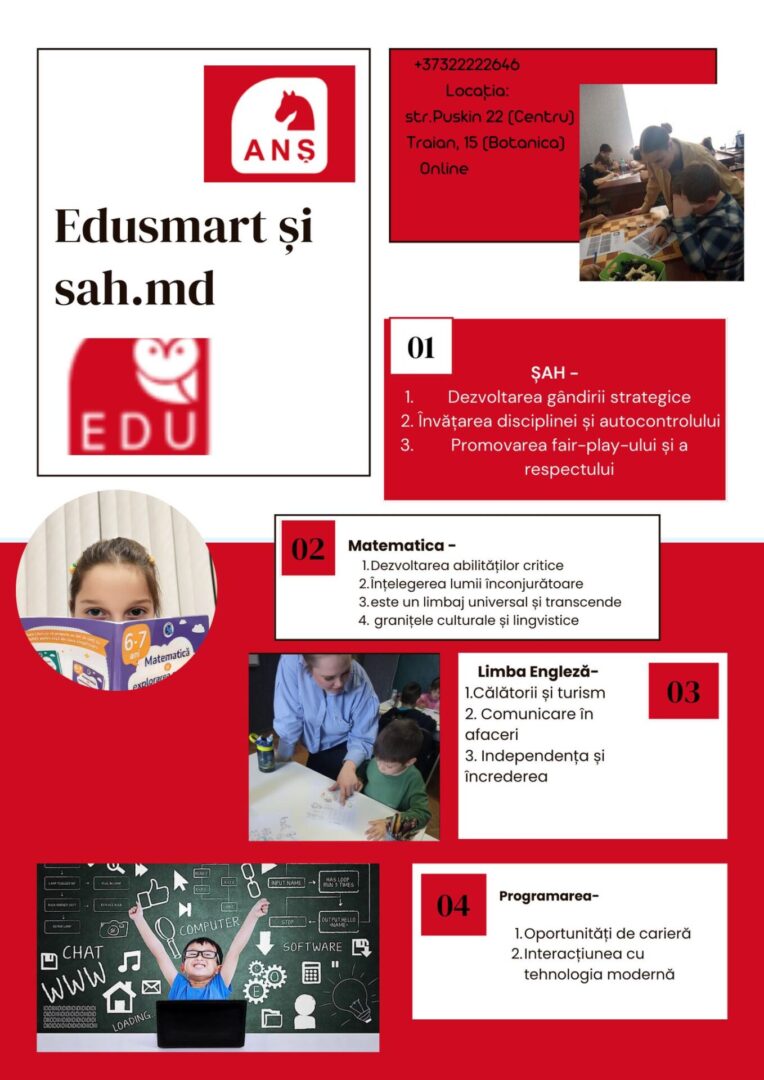 logo Academia Națională de Șah din Moldova – Curs de vară