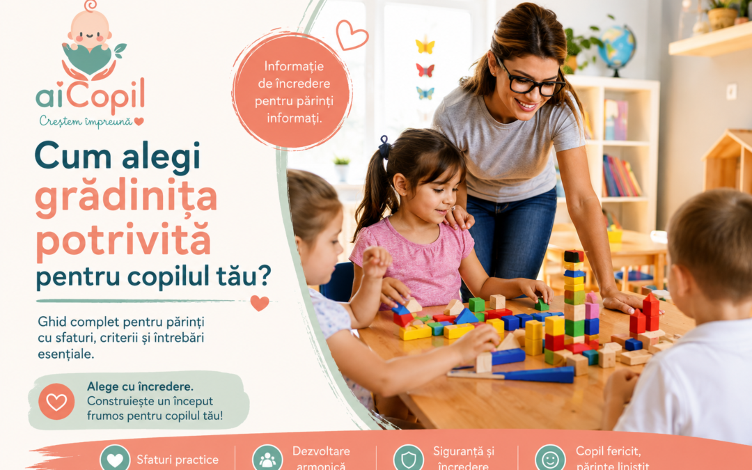 Cum alegi grădinița potrivită? Ghid complet pentru părinți (2026)
