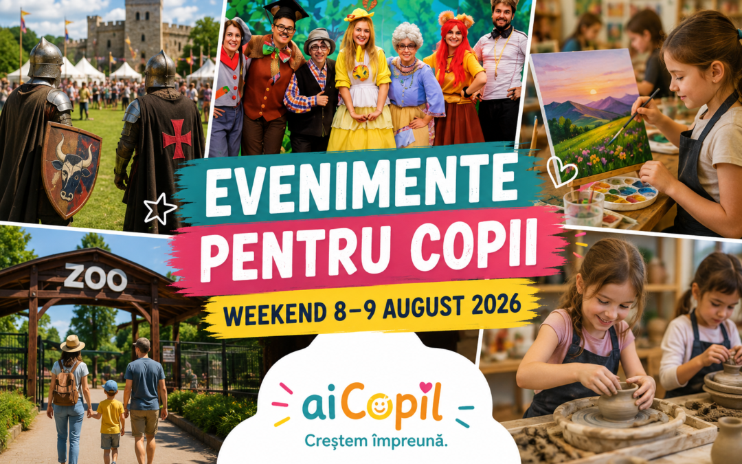 Evenimente pentru copii în Chișinău în weekendul 8–9 august 2026