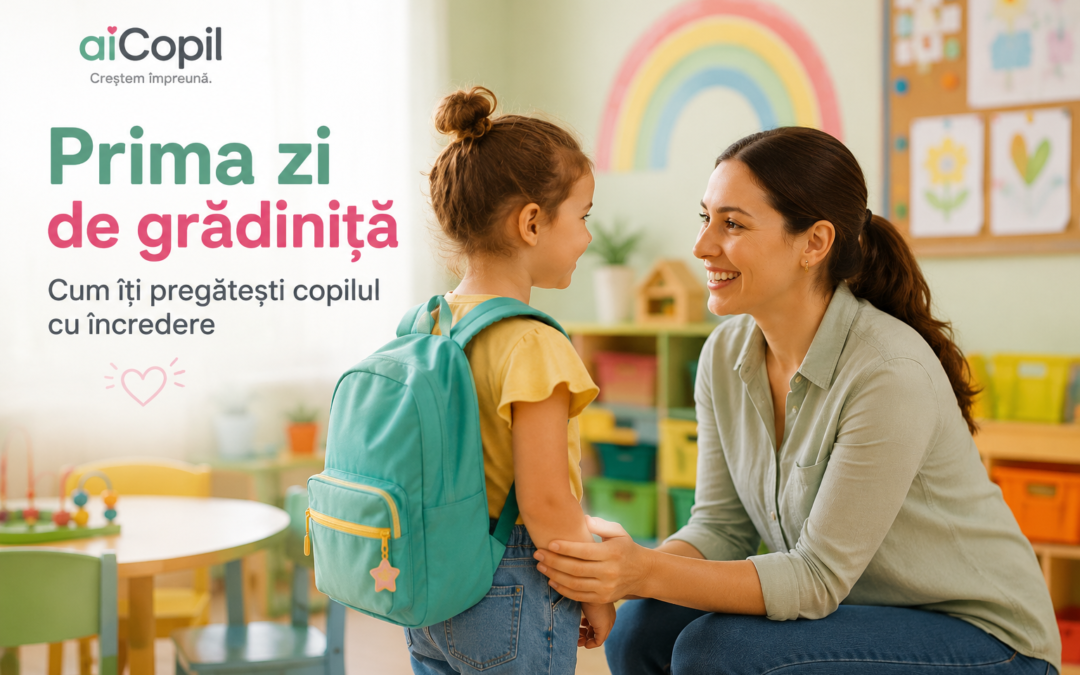 Cum pregătești copilul pentru prima zi de grădiniță?