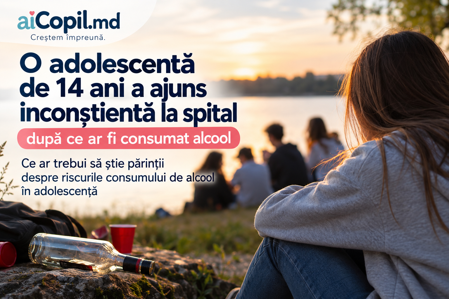 O adolescentă de 14 ani a ajuns inconștientă la spital după ce ar fi consumat alcool. Ce ar trebui să știe părinții