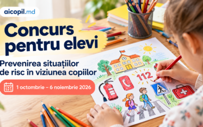 Concurs pentru elevii din Chișinău: „Prevenirea situațiilor de risc în viziunea copiilor”